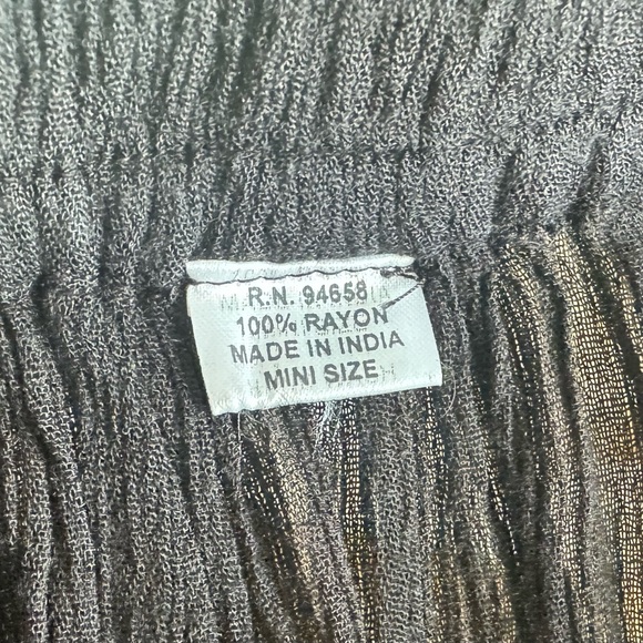 Beautiful 100% Rayon, Multicolored Indian Handmade Flare Skirt - Picture 3 of 4